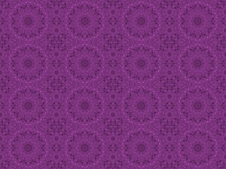 Floral geometric patterns, seamless paper and mosaic fabric