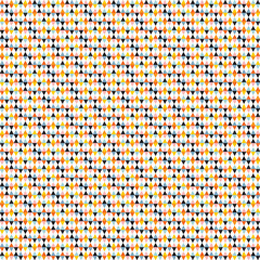 Floral geometric patterns, seamless paper and mosaic fabric