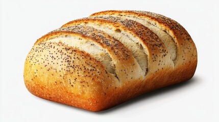 Artisanal Bread PNG, Rustic Bakery Style, for Farm-to-Table Marketing, Layered PSD File with Matte Finish.