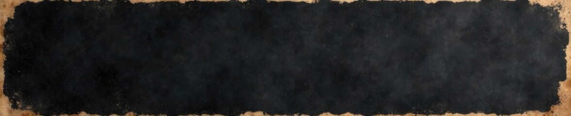 Fototapeta premium Vintage black newspaper cutout with torn edges and subtle distressing , grunge aesthetic, rough finish , worn paper