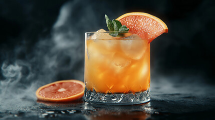Orange Cocktail Closeup