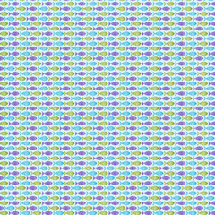 Floral geometric patterns, seamless paper and mosaic fabric