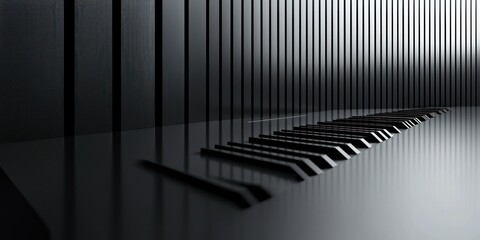 Obraz premium A sleek, modern design with a monochrome color palette and simple, elegant shapes