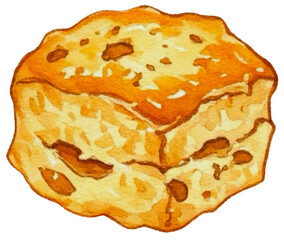 cake with raisins