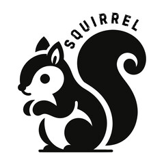 Japanese flying squirrel, png Transparent Background Black and white