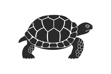 Tortoise silhouette vector illustration
