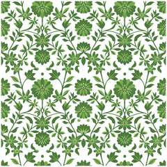 Blue floral ornament pattern��