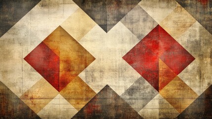 A stylish composition of geometric color patterns featuring trendy, muted earthy tones.