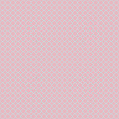 Seamless soft pink geometric lattice pattern with repeating ornamental shapes and delicate texture. Elegant abstract background for wallpapers, textiles, packaging, branding, modern decorative design