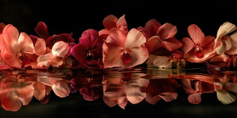 A still-life arrangement featuring velvet petals, creating a sense of opulence