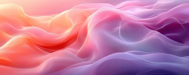 Obraz premium Abstract gradient background with pink purple white tones smooth texture foggy mist art design