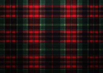 Obraz premium Seamless Tartan Pattern Scottish Design Vector Background Red Green Textile