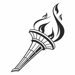 flame fire vector illustration logo icon