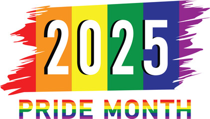 pride month celebration concept background. happy pride day. celebration and commemoration of lesbian, gay, bisexual, and transgender pride. eps 10.	