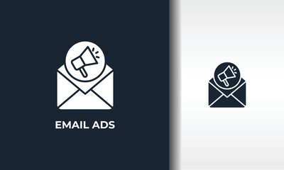 Email Ads Vector, Icon Or Logo Sign Isolated Symbol Illustration