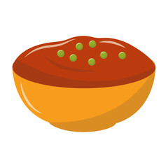 Thanksgiving Day Element with Cartoon Design. Vector Illustration.