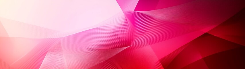 Abstract artwork featuring curved lines and gradients in shades of pink