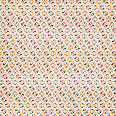 Floral geometric patterns, seamless paper and mosaic fabric