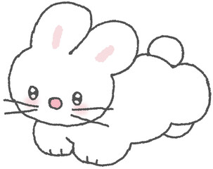 귀여운 토끼 일러스트 / Cute Bunny Illustration