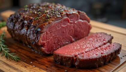 beef steak on a plate