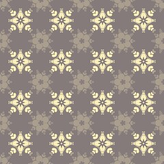 seamless damask pattern