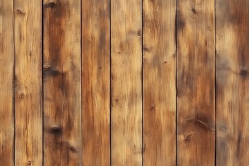 Obraz premium Rustic brown wooden planks background texture for design, banners and backdrops. Wood grain detail