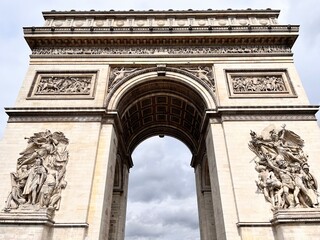 Obraz premium Arc de Triomphe in Paris, France