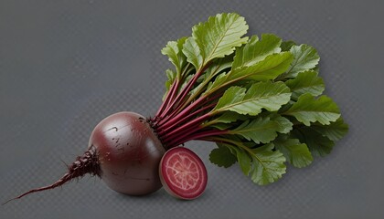red beets on a wooden background