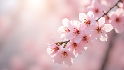 Obraz premium Soft Radiance: Blossoming Beauty in Gentle Light