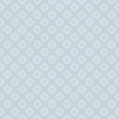 Floral geometric patterns, seamless paper and mosaic fabric