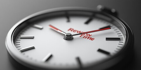 Business Clock Review Time Analysis Feedback Performance Evaluation