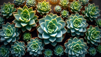 Succulent Harmony: A Tapestry of Botanical Beauty