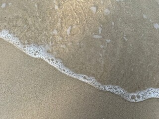 waves on the beach