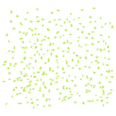 Green Confetti Party Background Celebration