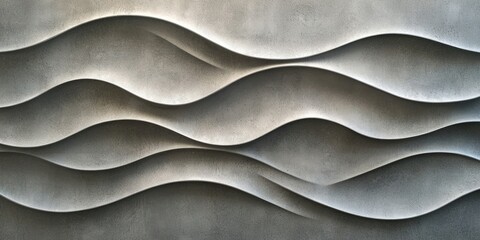 A high-end architectural wall texture with subtle, wavy patterns
