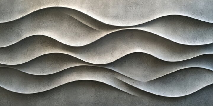 A high-end architectural wall texture with subtle, wavy patterns
