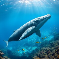 Fototapeta premium whale