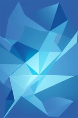 Obraz premium abstract blue triangle background