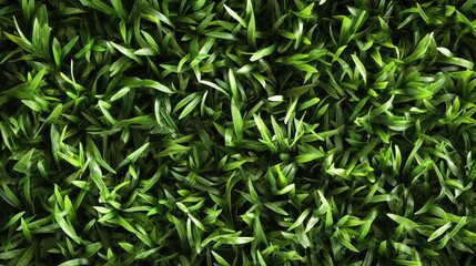 Lush green grass background with vibrant blades swaying gently, creating a serene natural atmosphere perfect for outdoor designs