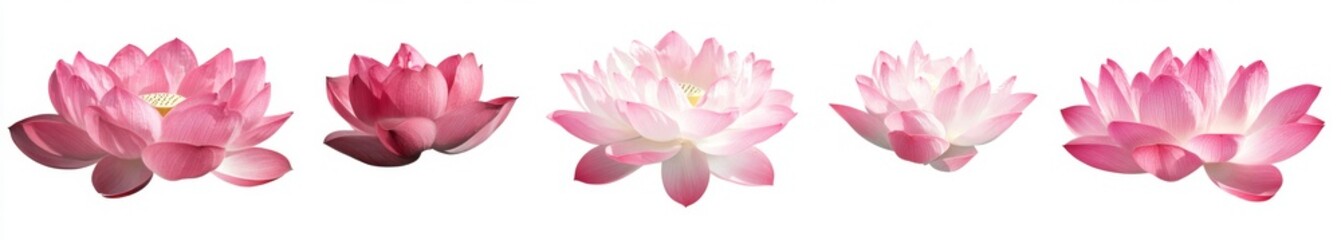 Obraz premium Beautiful Pink Lotus Flowers