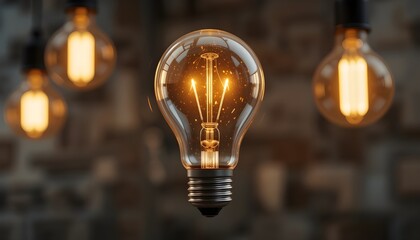 light bulb on the wall