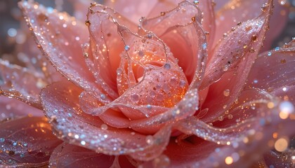dew on flower