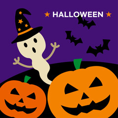 할로윈 호박등 벡터 일러스트