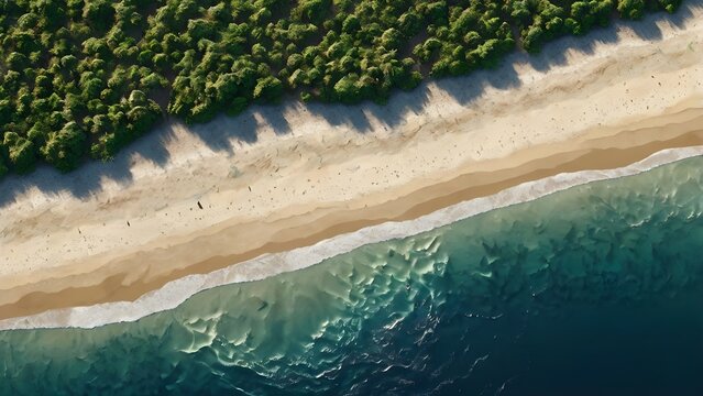 Dramatic Shift: Lush Mangroves Beside Drought-Affected Shorelines