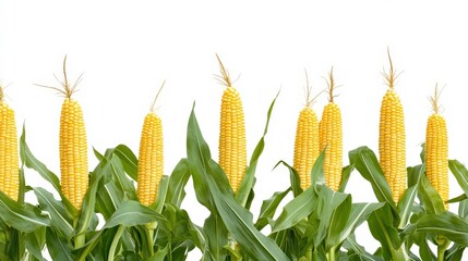 Sprawling Corn Farms Across a Pastel Landscape