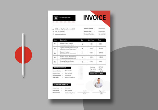 Creative Professional Invoice
