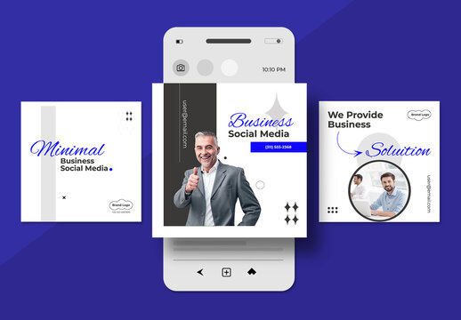 Minimal Business Social Media Post