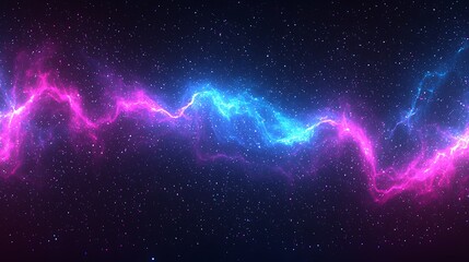 Vibrant Energy Waves Abstract Background