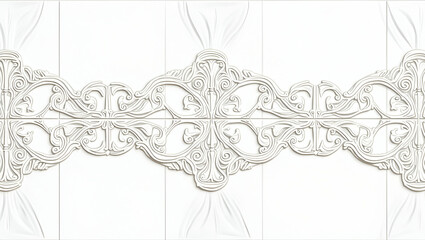 Symmetrical Tile Compositions: Baroque Filigree & Rustic Patterns for Dynamic Marketing Visuals