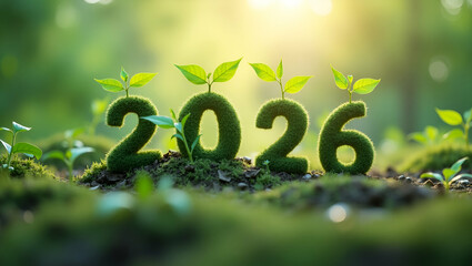 Aerial View of Nature: 2026 New Year SDGs & ESG for a Sustainable Future